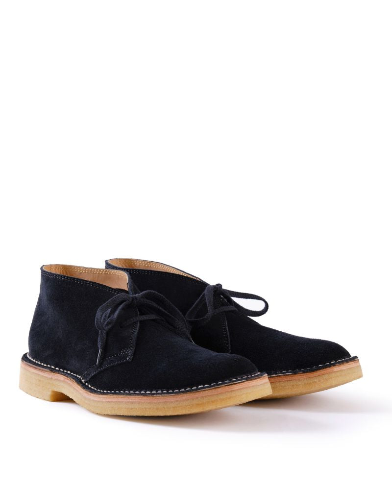 【PRE-ORDER】MILITARY DESERT BOOTS / JAPANESE SUEDE BLACK