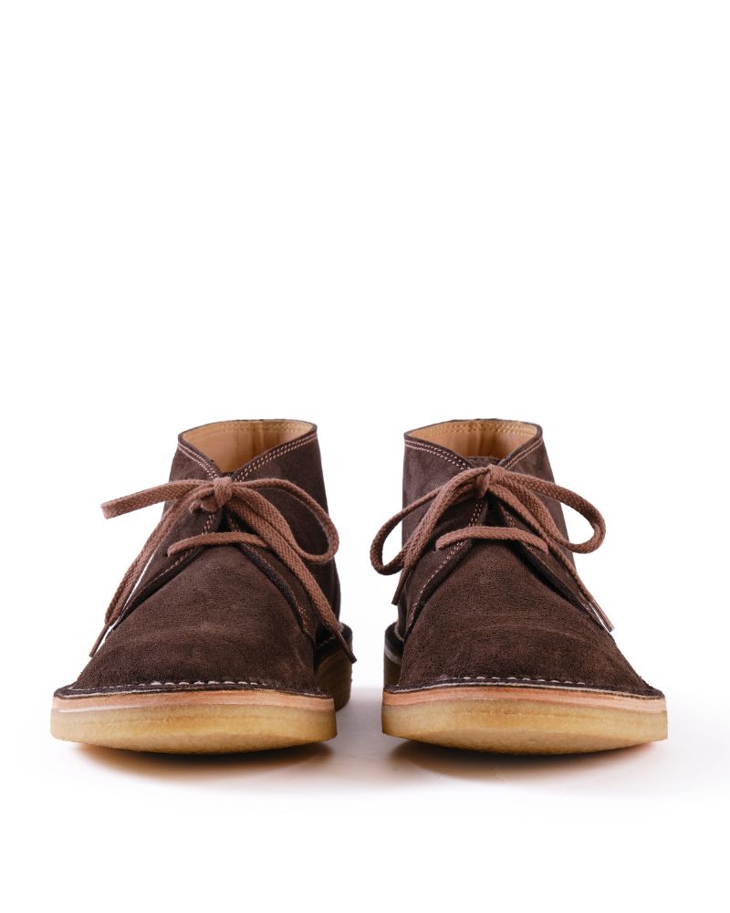 【PRE-ORDER】MILITARY DESERT BOOTS / JAPANESE SUEDE DARK BROWN