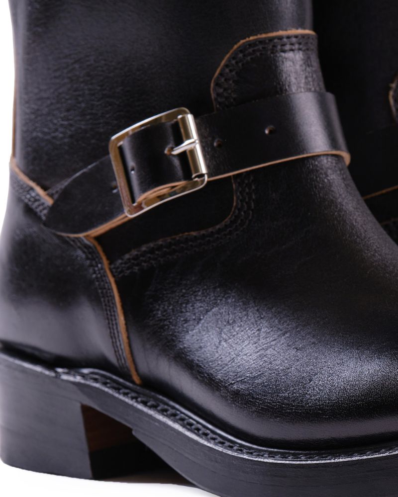 【PRE-ORDER】RAILMASTER ENGINEER BOOTS / SHINKI HIKAKU HORSEBUTT BLACK
