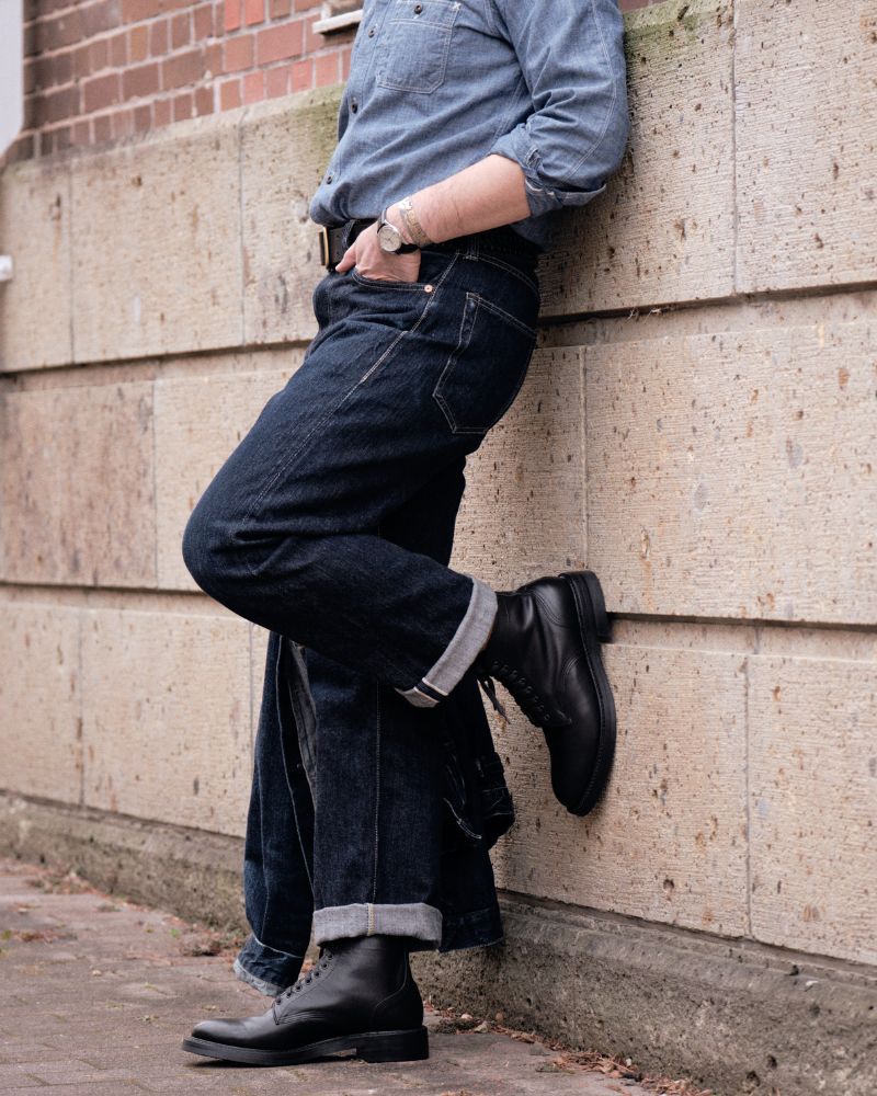 【PRE-ORDER】HIGHLAND BOOTS / SHINKI HIKAKU HORSEHIDE BLACK