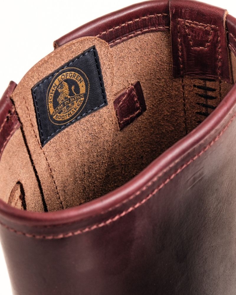 WABASH ENGINEER BOOTS / HORWEEN LEATHER CXL BURGUNDY