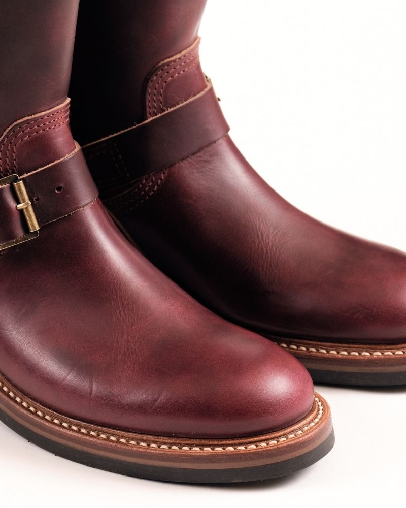 WABASH ENGINEER BOOTS / HORWEEN LEATHER CXL BURGUNDY