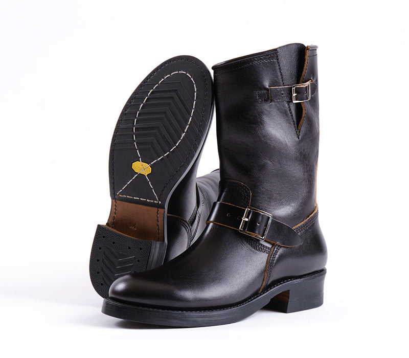【PRE-ORDER】WABASH ENGINEER BOOTS / SHINKI HIKAKU HORSEBUTT BLACK
