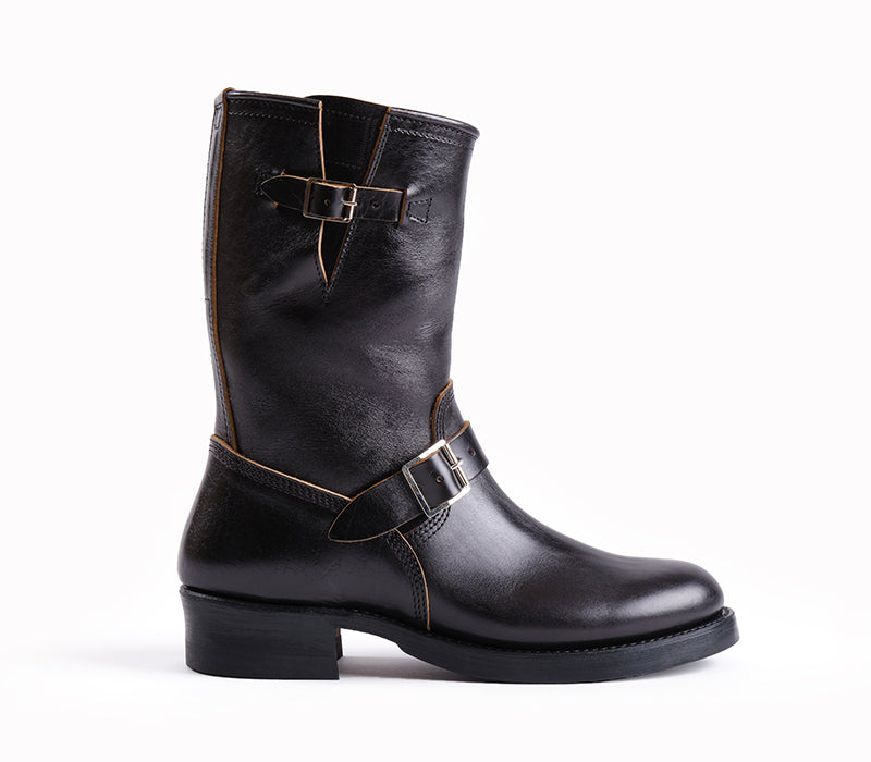 【PRE-ORDER】WABASH ENGINEER BOOTS / SHINKI HIKAKU HORSEBUTT BLACK
