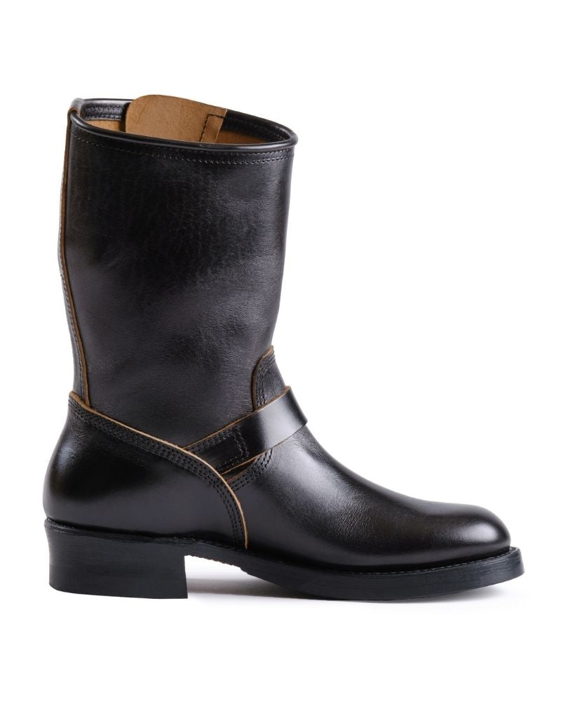 WABASH ENGINEER BOOTS / SHINKI HIKAKU HORSEBUTT BLACK