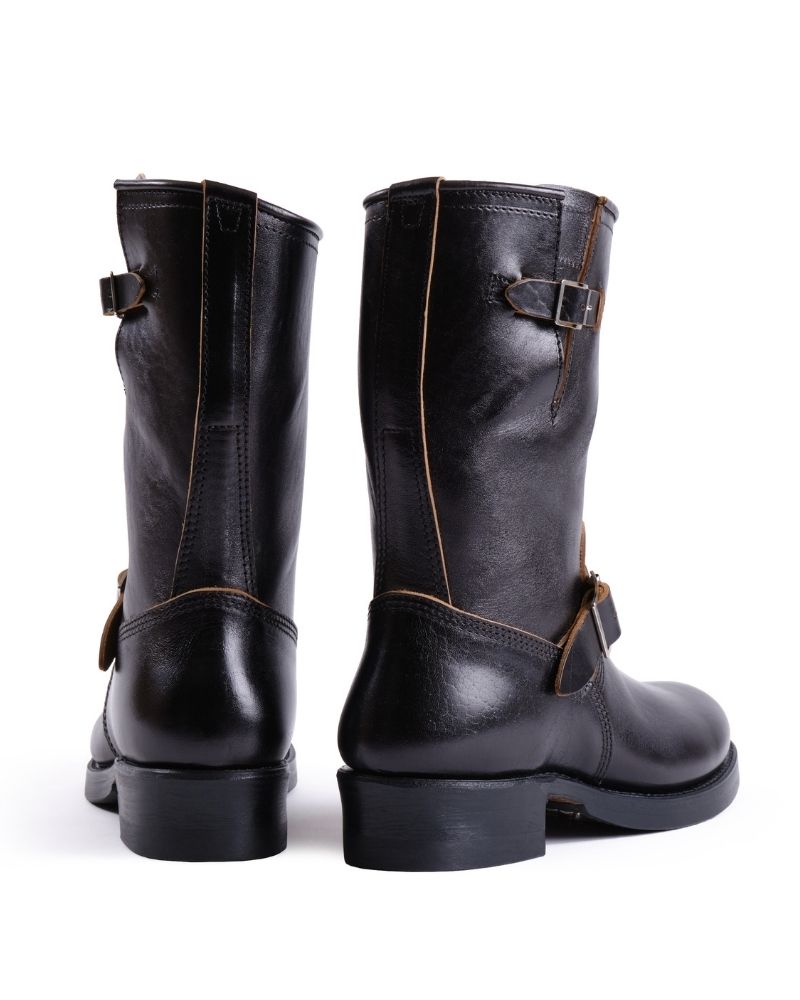 WABASH ENGINEER BOOTS / SHINKI HIKAKU HORSEBUTT BLACK