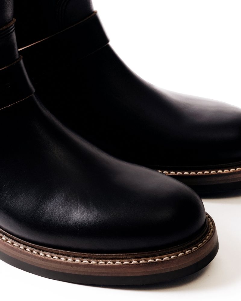 WABASH ENGINEER BOOTS / HORWEEN LEATHER CXL BLACK