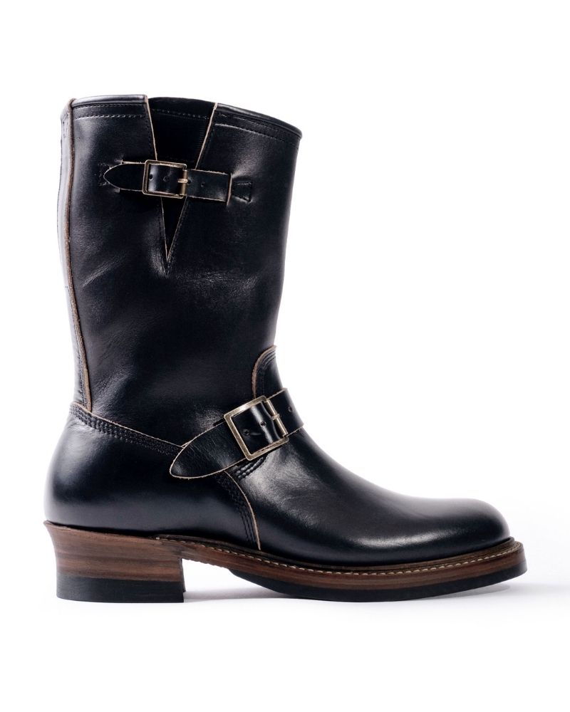 WABASH ENGINEER BOOTS / HORWEEN LEATHER CXL BLACK