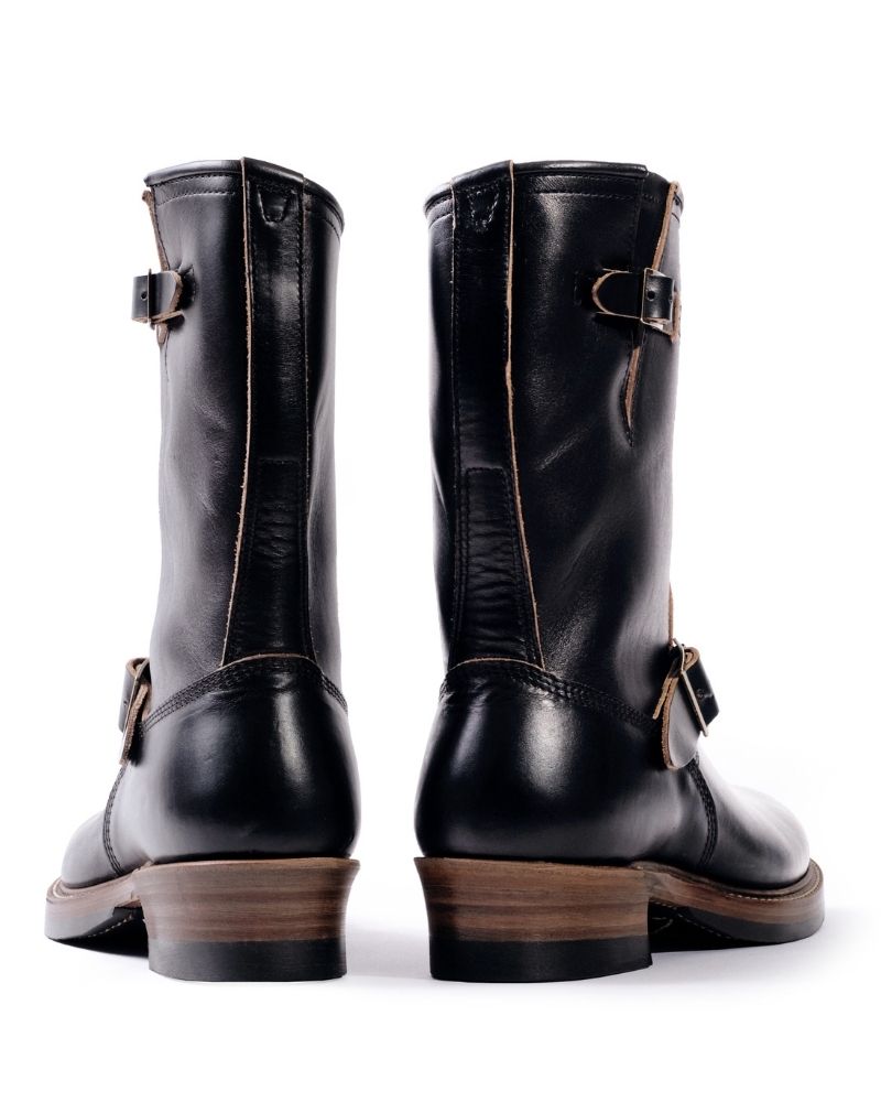 WABASH ENGINEER BOOTS / HORWEEN LEATHER CXL BLACK