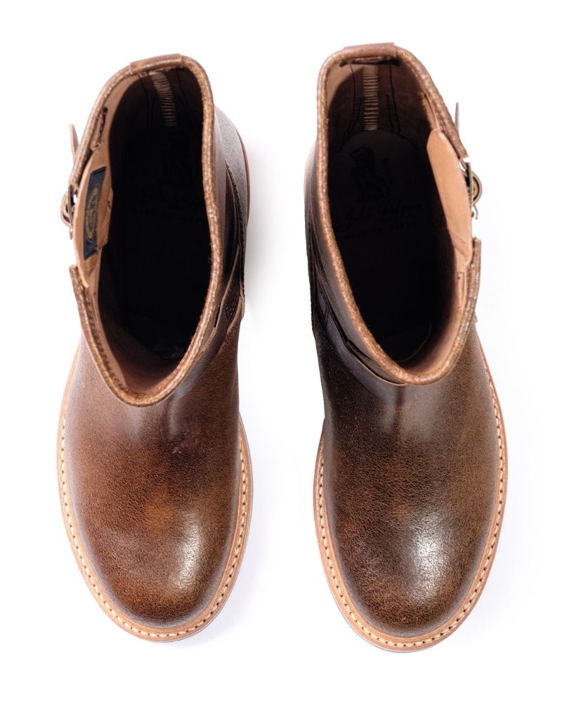 WEBSITE EXCLUSIVE OFFER WABASH ENGINEER BOOTS / HORWEEN SHF HORSEHIDE HAVANA