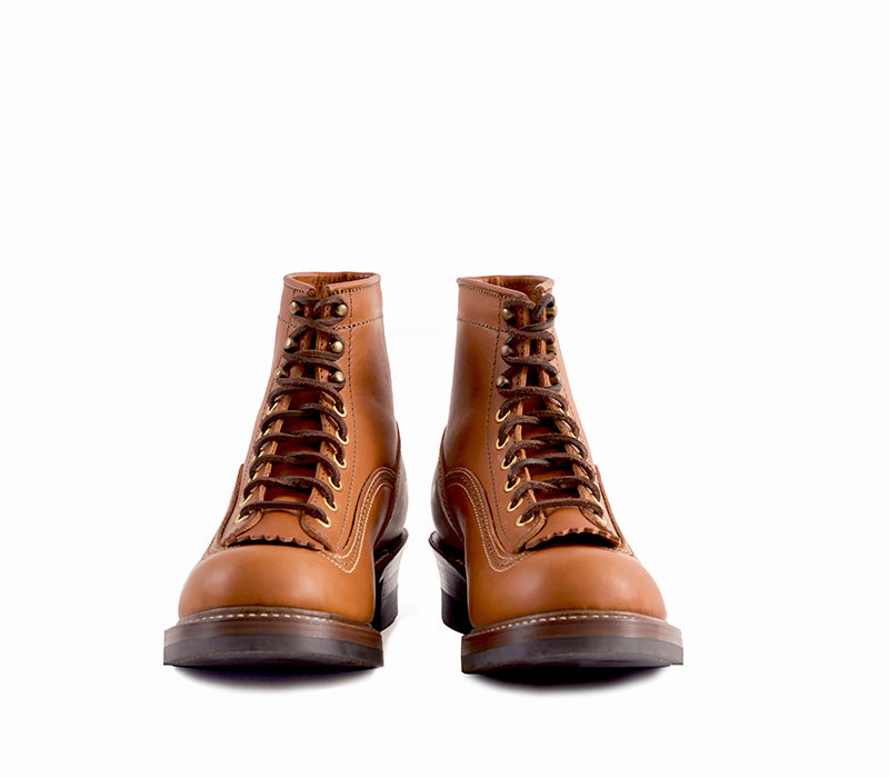 【PRE-ORDER】DONKEY PUNCHER BOOTS / BADALASSI CARLO LEATHER COGNAC