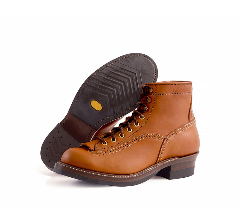 【PRE-ORDER】DONKEY PUNCHER BOOTS / BADALASSI CARLO LEATHER COGNAC