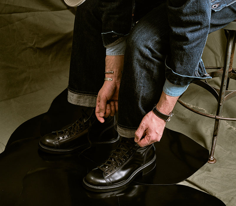 CHRISTMAS 2025 BLACK OPS MONKEY BOOTS / SHINKI HIKAKU SHELL CORDOVAN