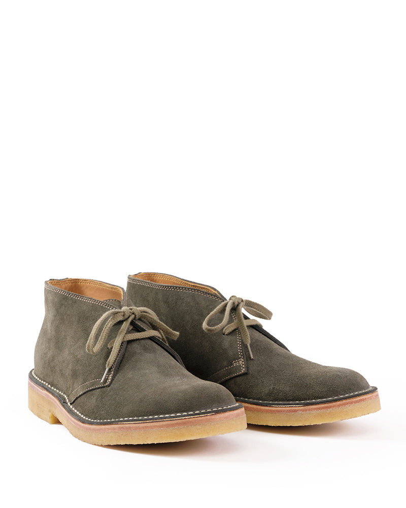 【PRE-ORDER】MILITARY DESERT BOOTS / JAPANESE SUEDE OLIVE