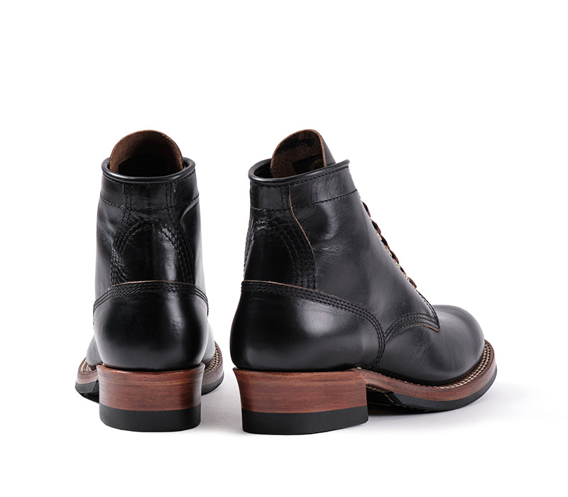 WEBSITE EXCLUSIVE OFFER / STEEL GANG BOOTS / HORWEEN BLACK TEACORE HORSEHIDE