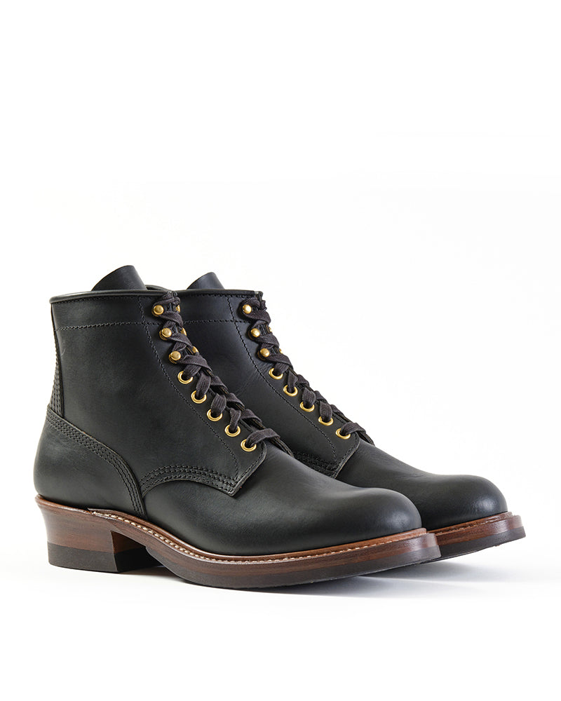 STEEL GANG SW BOOTS / BADALASSI CARLO LEATHER BLACK