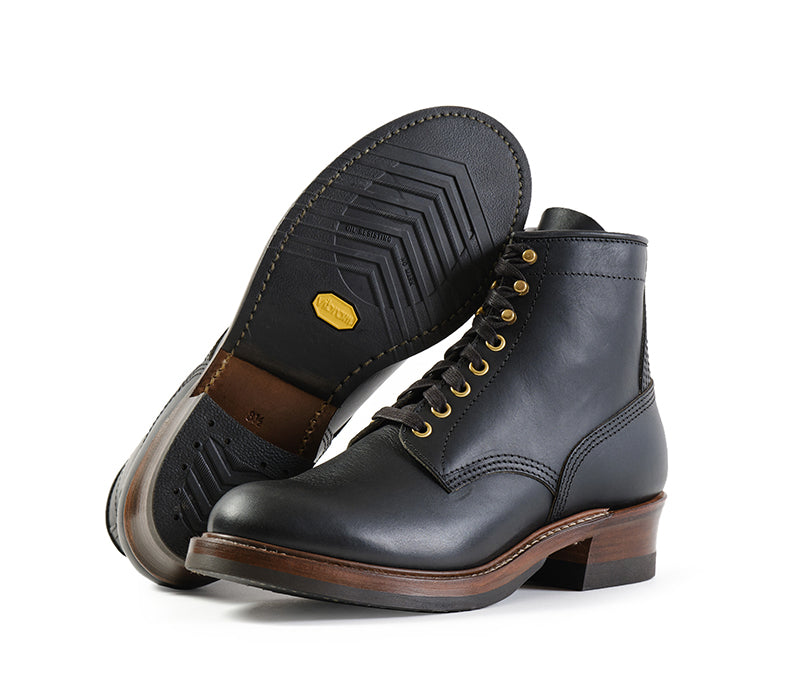 STEEL GANG SW BOOTS / BADALASSI CARLO LEATHER BLACK