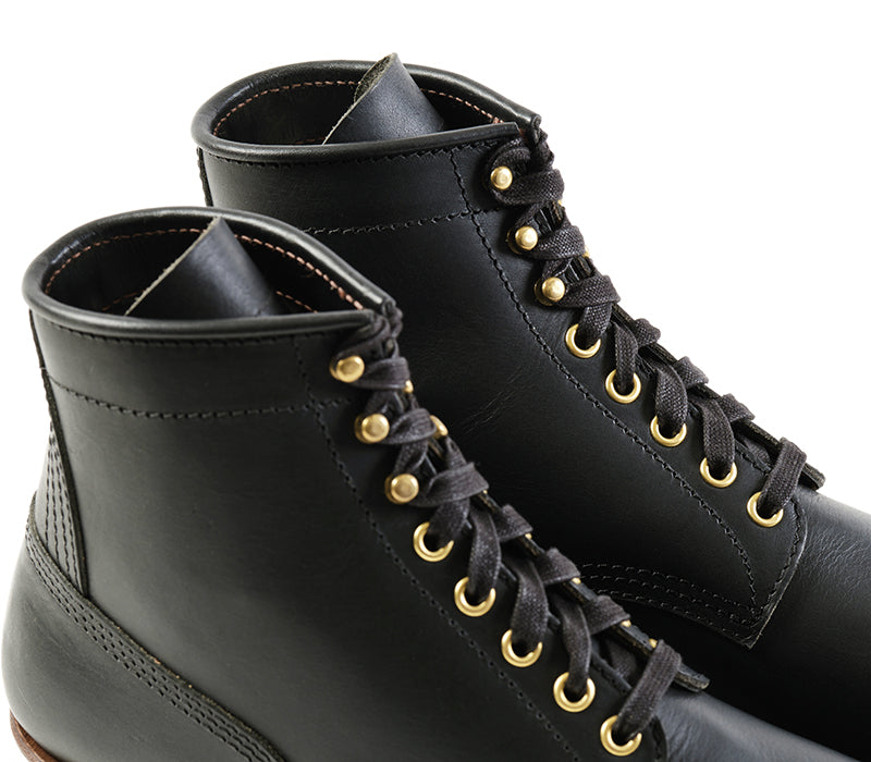 STEEL GANG SW BOOTS / BADALASSI CARLO LEATHER BLACK