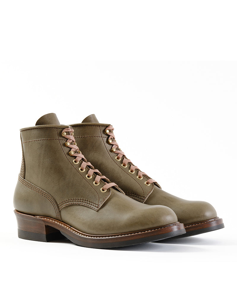 STEEL GANG SW BOOTS / BADALASSI CARLO LEATHER GRIGIO