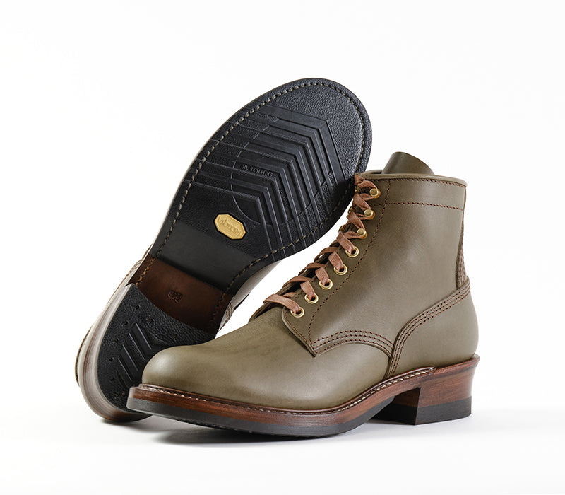 STEEL GANG SW BOOTS / BADALASSI CARLO LEATHER GRIGIO