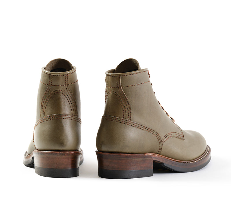 STEEL GANG SW BOOTS / BADALASSI CARLO LEATHER GRIGIO