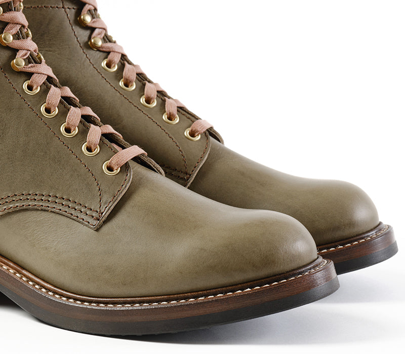 STEEL GANG SW BOOTS / BADALASSI CARLO LEATHER GRIGIO