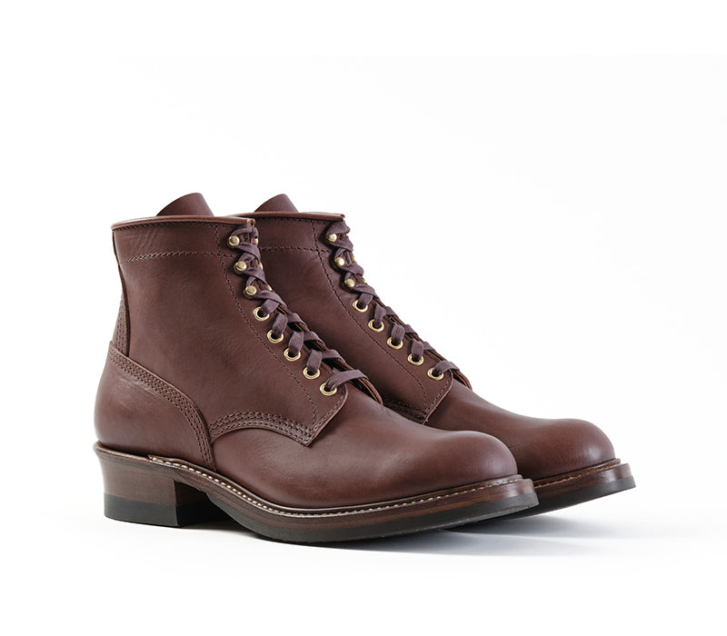 STEEL GANG SW BOOTS / BADALASSI CARLO LEATHER TOBACCO