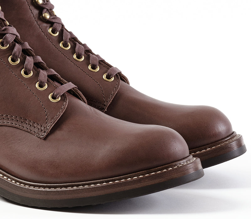 STEEL GANG SW BOOTS / BADALASSI CARLO LEATHER TOBACCO