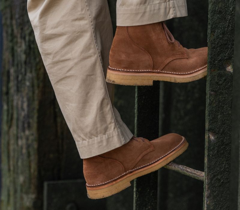 SAHARA BOOTS / JAPANESE SUEDE MUSTARD