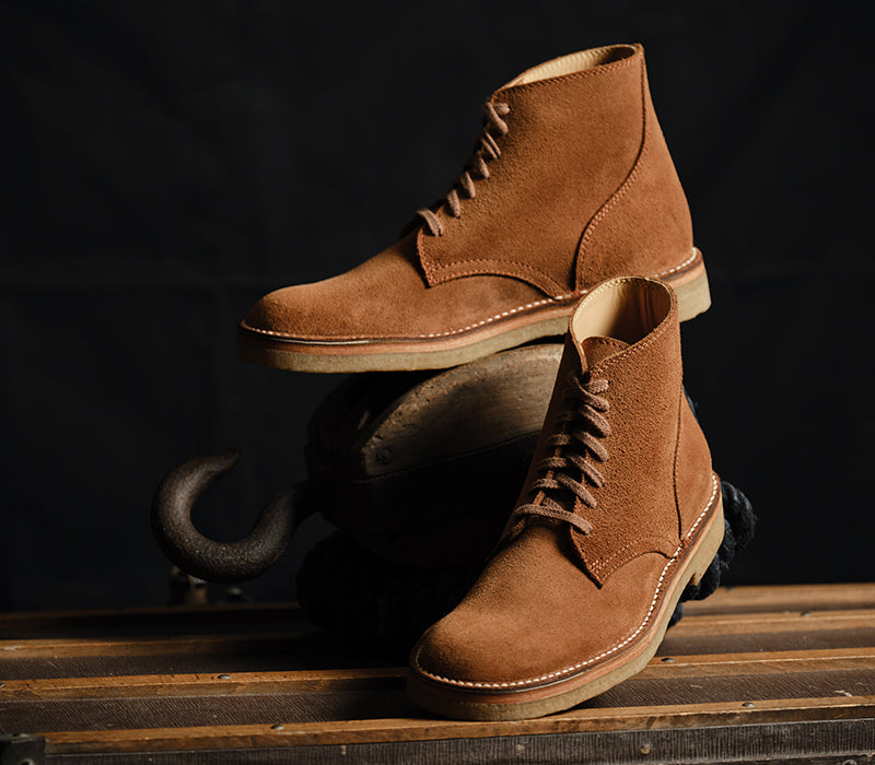 SAHARA BOOTS / JAPANESE SUEDE MUSTARD