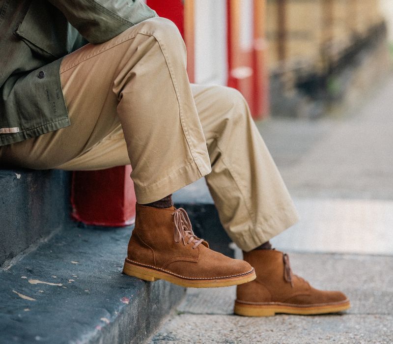 SAHARA BOOTS / JAPANESE SUEDE MUSTARD