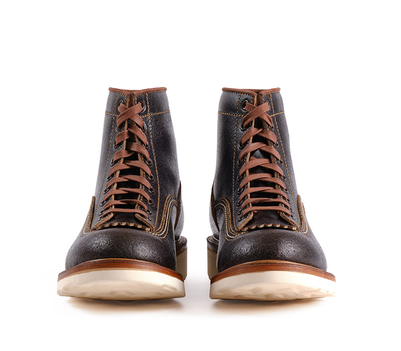 【PRE-ORDER】DONKEY PUNCHER BOOTS / HORWEEN WAXED FLESH DARK BROWN