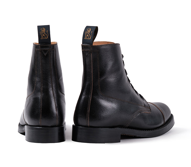 MONTGOMERY BOOTS / HORWEEN SHF HORSEHIDE BLACK