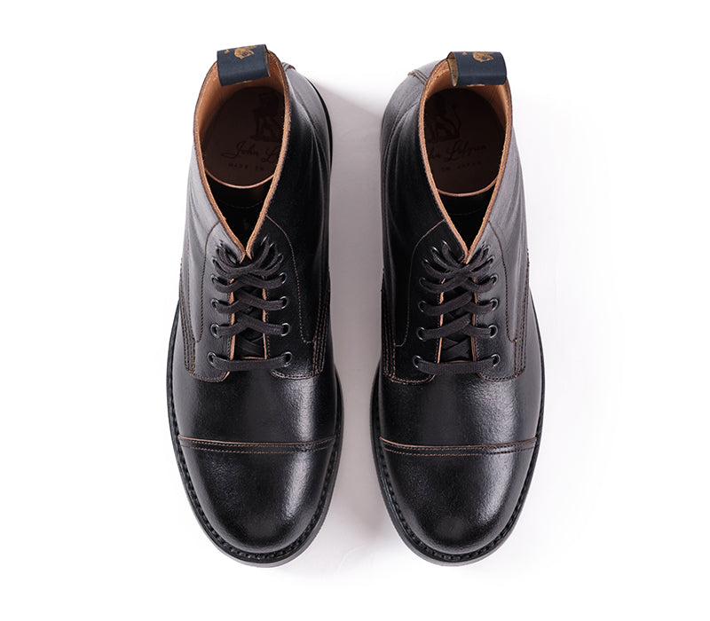 MONTGOMERY BOOTS / HORWEEN SHF HORSEHIDE BLACK