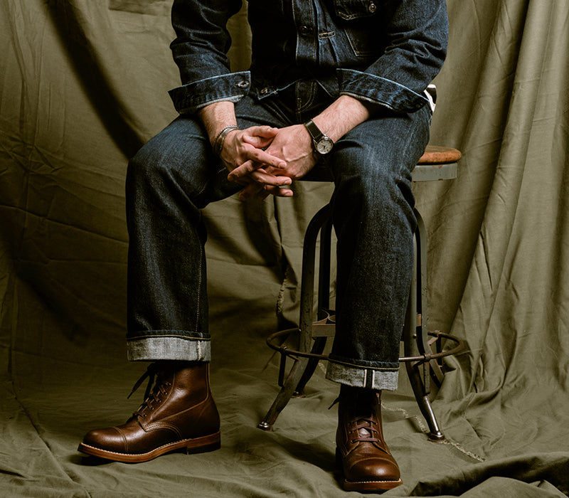 MONTGOMERY BOOTS / HORWEEN SHF HORSEHIDE HAVANA