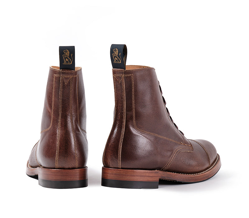 MONTGOMERY BOOTS / HORWEEN SHF HORSEHIDE HAVANA