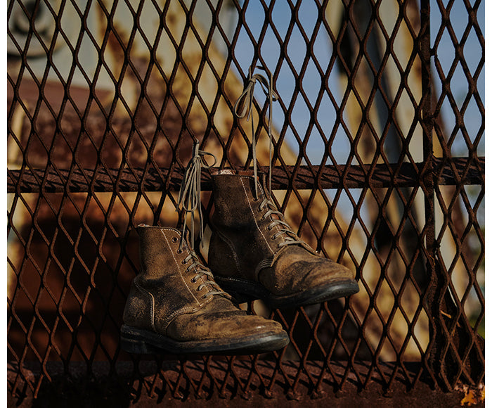 【PRE-ORDER】M-43 SERVICE SHOES / HORWEEN LEATHER CXL NATURAL ROUGHOUT