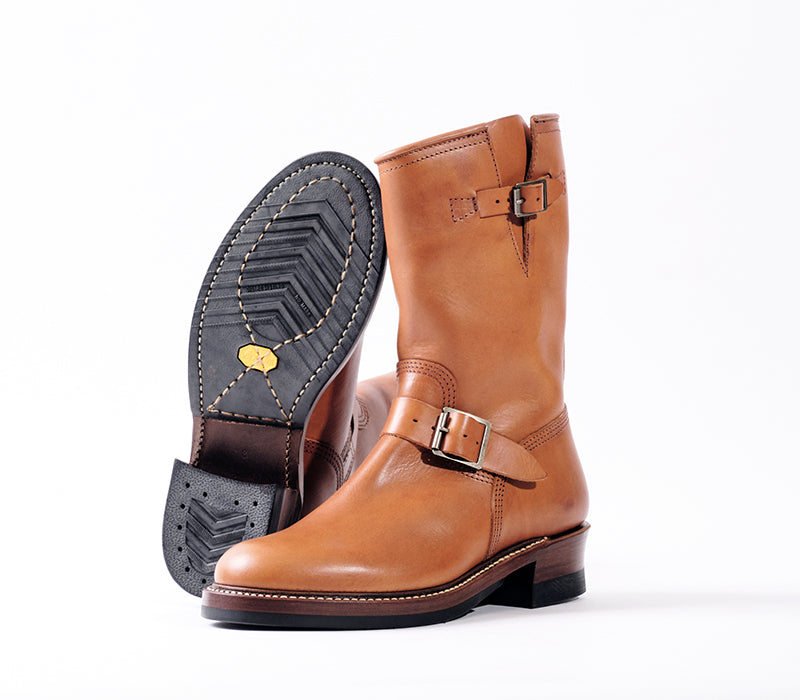 【PRE-ORDER】WABASH ENGINEER BOOTS / BADALASSI CARLO LEATHER COGNAC