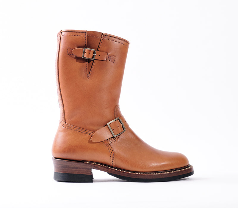 【PRE-ORDER】WABASH ENGINEER BOOTS / BADALASSI CARLO LEATHER COGNAC