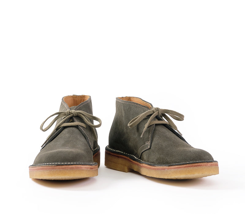 【PRE-ORDER】MILITARY DESERT BOOTS / JAPANESE SUEDE OLIVE