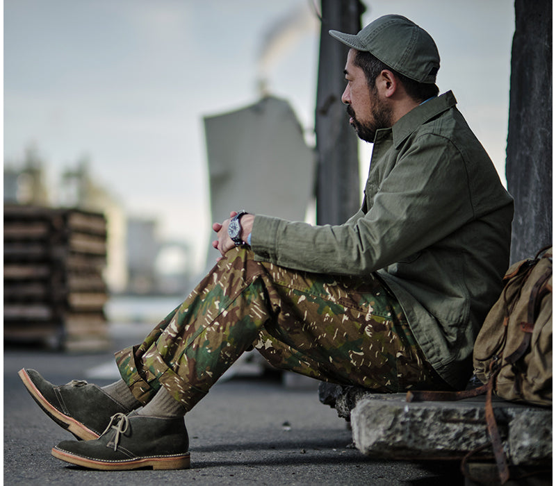 【PRE-ORDER】MILITARY DESERT BOOTS / JAPANESE SUEDE OLIVE
