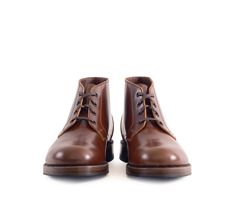 【PRE-ORDER】THE STEADFAST CHUKKA BOOTS / SHINKI HIKAKU SHELL CORDOVAN COGNAC