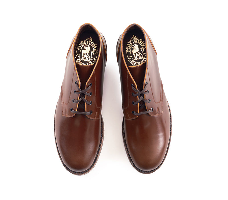 【PRE-ORDER】THE STEADFAST CHUKKA BOOTS / SHINKI HIKAKU SHELL CORDOVAN COGNAC