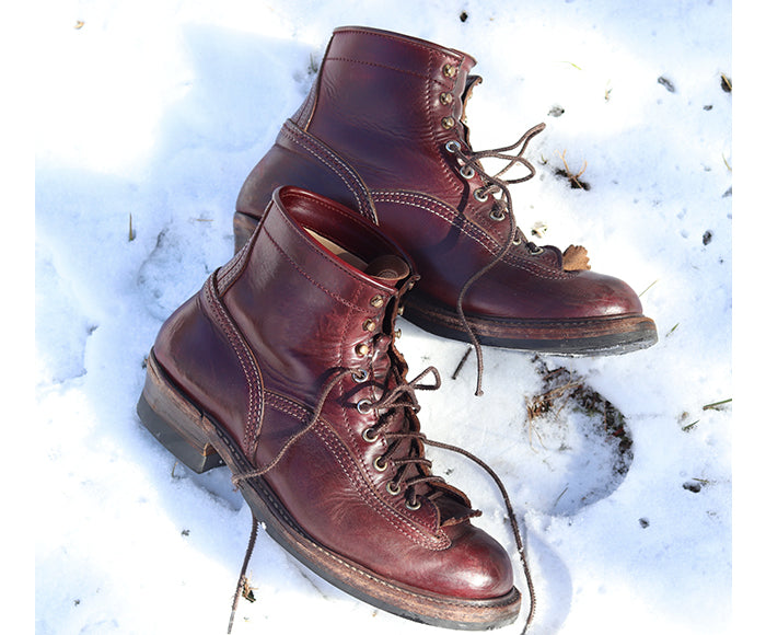 【PRE-ORDER】DONKEY PUNCHER BOOTS / HORWEEN LEATHER CXL BURGUNDY