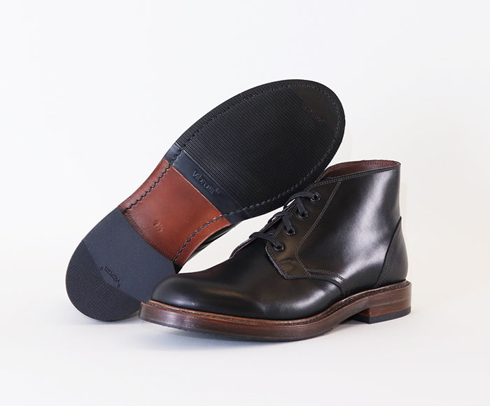 【PRE-ORDER】THE STEADFAST CHUKKA BOOTS / FRENCH CALFSKIN BLACK