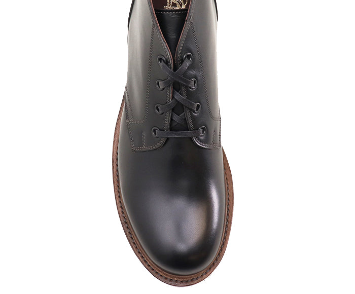 【PRE-ORDER】THE STEADFAST CHUKKA BOOTS / FRENCH CALFSKIN BLACK