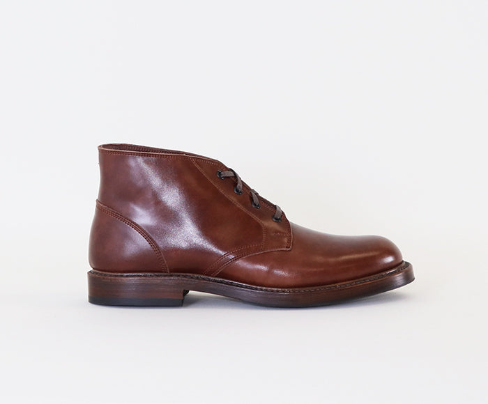 【PRE-ORDER】THE STEADFAST CHUKKA BOOTS / FRENCH CALFSKIN BROWN