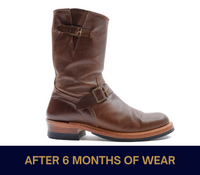 WEBSITE EXCLUSIVE OFFER WABASH ENGINEER BOOTS / HORWEEN SHF HORSEHIDE HAVANA