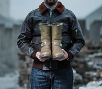 【PRE-ORDER 2025】WABASH ENGINEER BOOTS / BADALASSI CARLO LEATHER GRIGIO