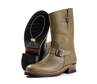 【PRE-ORDER 2025】WABASH ENGINEER BOOTS / BADALASSI CARLO LEATHER GRIGIO